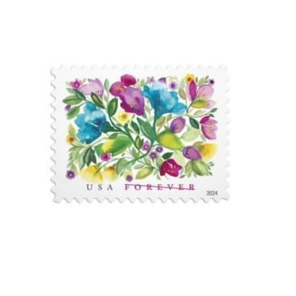 Celebration Blooms 2024 (Sheet of 1000) First-Class Mail Forever Postage Stamps - Picture 6 of 6
